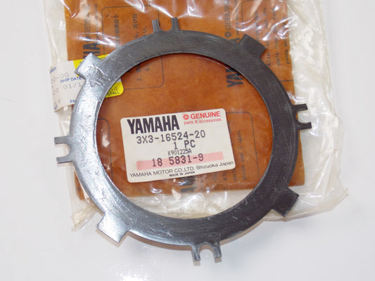 NOS OEM YAMAHA 80-85 YT125G/H/J/K/L/N YT175J/K PLATE CLUTCH 1 # 3X3-16524-20 - MotoRaider