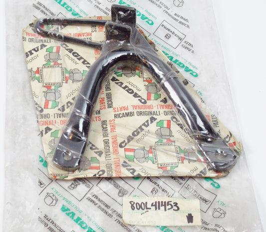 NOS OEM CAGIVA 1987 ELEFANTRE 125 LEFT PASSANGER FOOT REST SUPPORT 800L41453 - MotoRaider