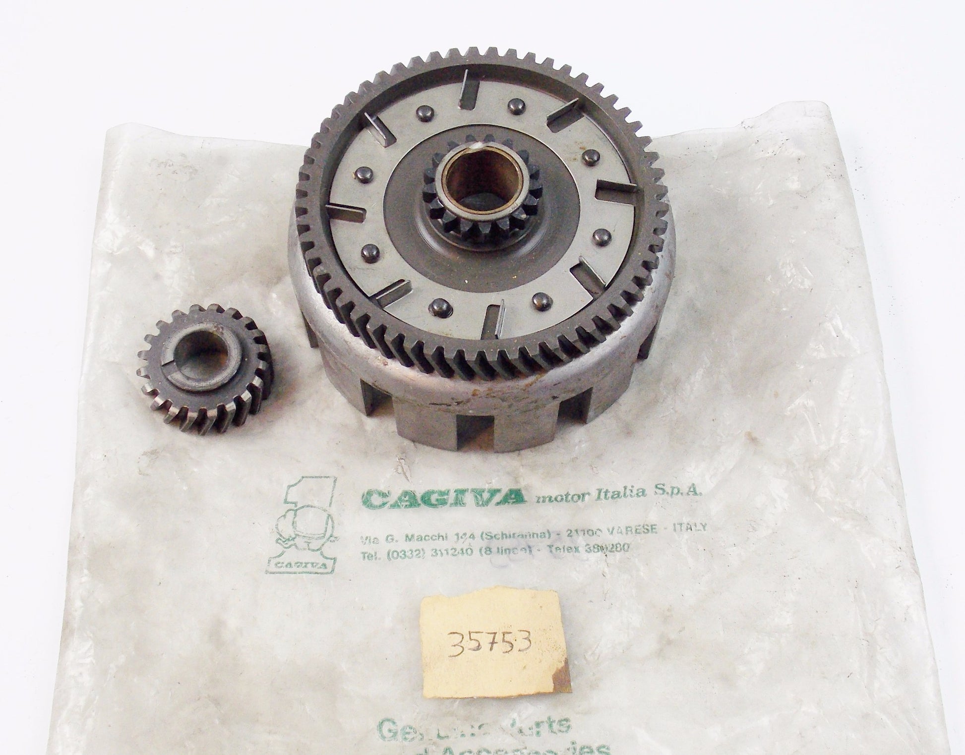 NOS OEM CAGICA ALA ROSSA PRIMARY TRANSMISSION GEAR SET 35753 - MotoRaider