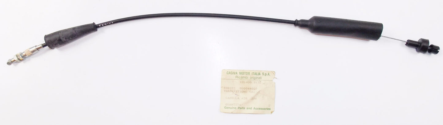 NOS OEM CAGIVA 1980's THROTTLE CABLE 800044020 - MotoRaider