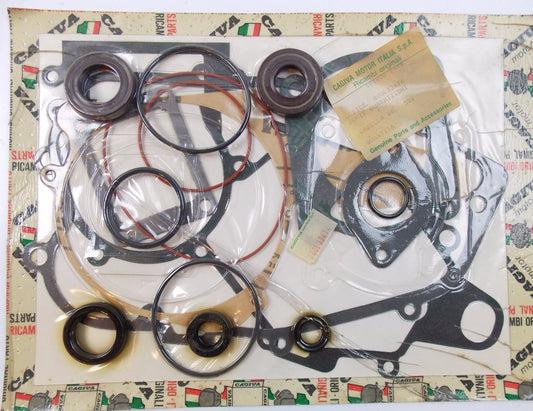 NOS OEM CAGIVA ENGINE CRANKCASE GASKET SET + OIL SEAL 800L33474 - MotoRaider