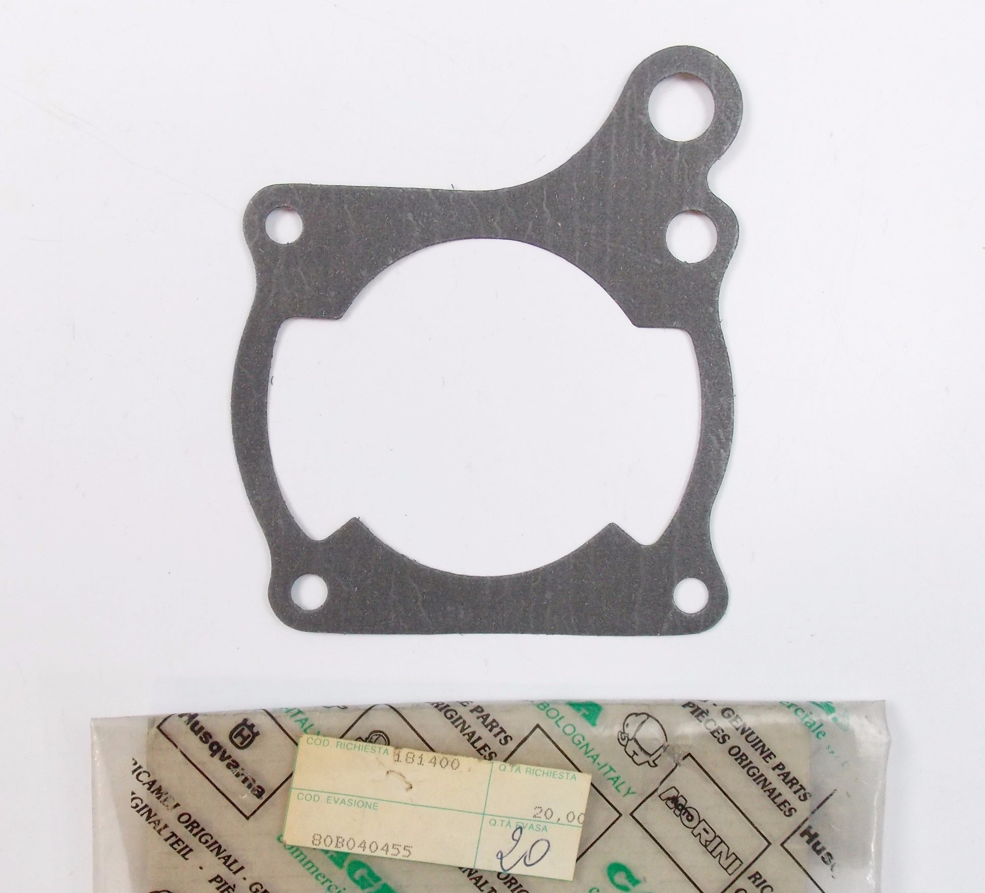 NOS OEM CAGIVA ELEFANT 2 125cc CYLINDER BASE GASKET 0.2 mm 80B040455 DUCATI - MotoRaider