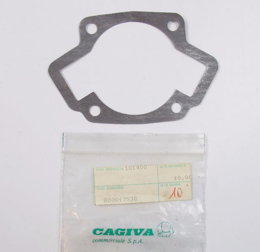 NOS OEM CAGIVA 1978 SST 125 ALETTA / LOW RIDER CYLINDER BASE GASKET 800017538 - MotoRaider