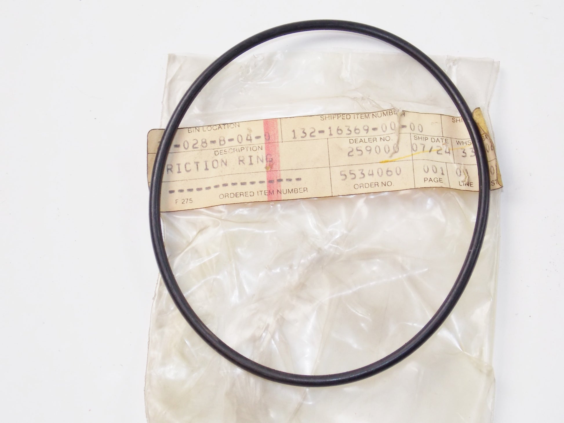NOS OEM YAMAHA 66-76 YL1/E YAS1C HS1B LS2 DT MX 100A RING FRICTION #132-16369-00 - MotoRaider