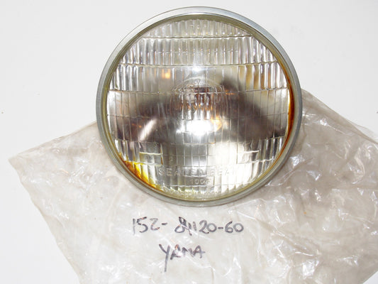 USED SEALED BEAM LENS ASSY YAMAHA 62-66 YDS2 YDS3 YM1 YM1S # 152-84120-60-00 - MotoRaider