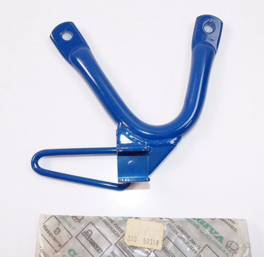 NOS OEM CAGIVA 87-88 T4-350R/E T4-500R/E RH BLUE FOOT REST SUPPORT 800L50318 - MotoRaider