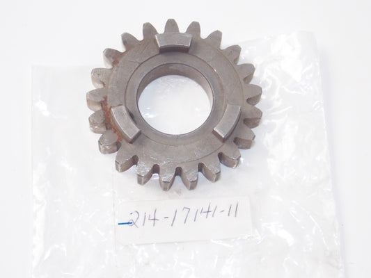 NOS TRANSMISSION GEAR, 4TH PINION YAMAHA 1969-74 DT1B DT1S MX250 # 214-17141-11 - MotoRaider