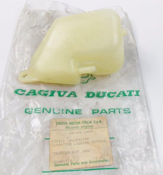 NOS OEM CAGIVA 1987-1988 ALETTA ORO 125-S2 CRUISER 125 DUCATI OIL TANK 800041799 - MotoRaider