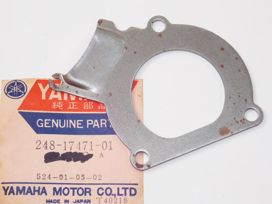 NOS OEM YAMAHA 69-75 AT1E CT1 AT1MX CS5 RD200A RD200B PLATE COVER # 248-17471-01 - MotoRaider