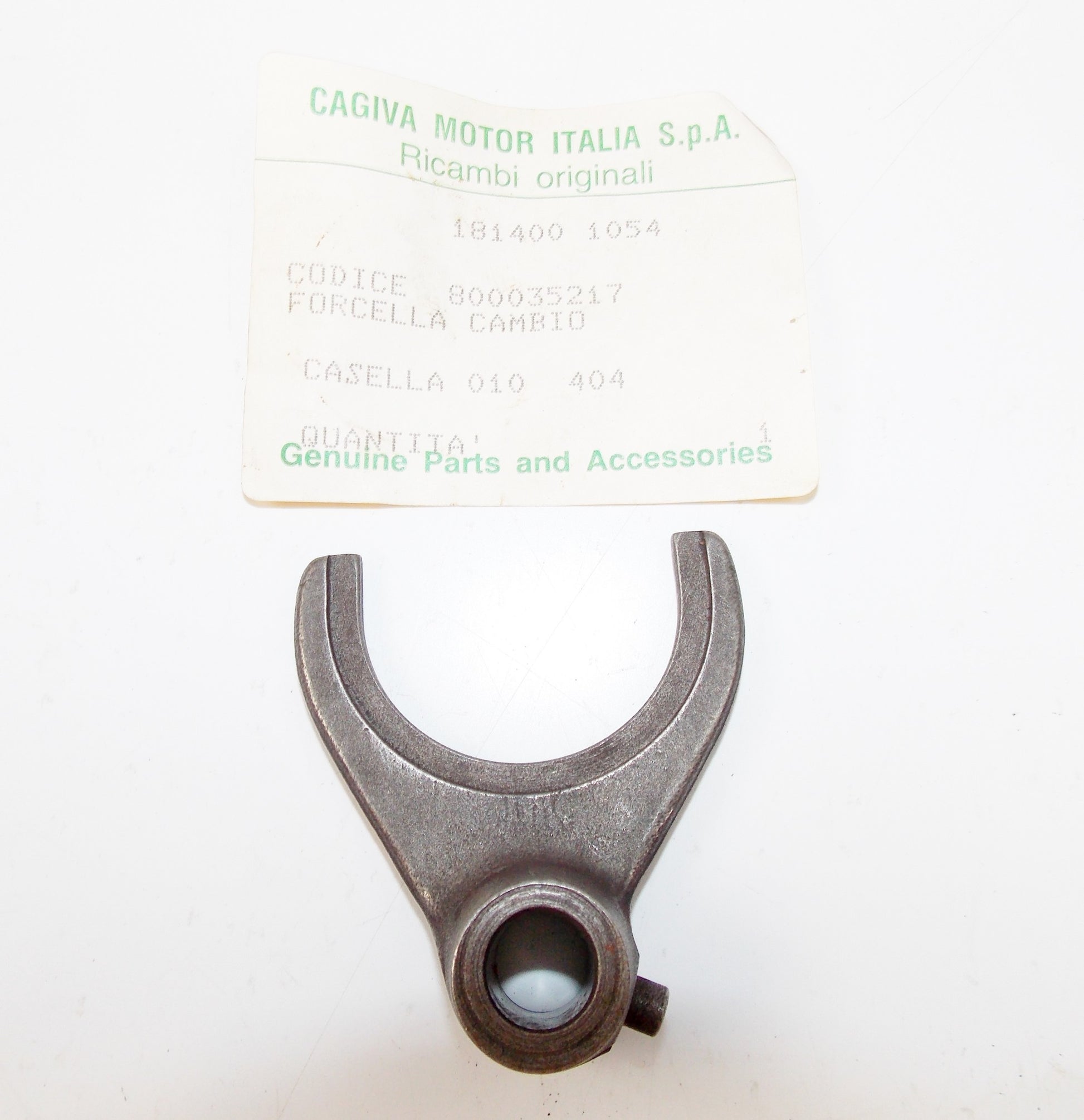 NOS OEM CAGIVA 1982 SST 125 FORK GEAR SHIFTER 5th 800035217 - MotoRaider