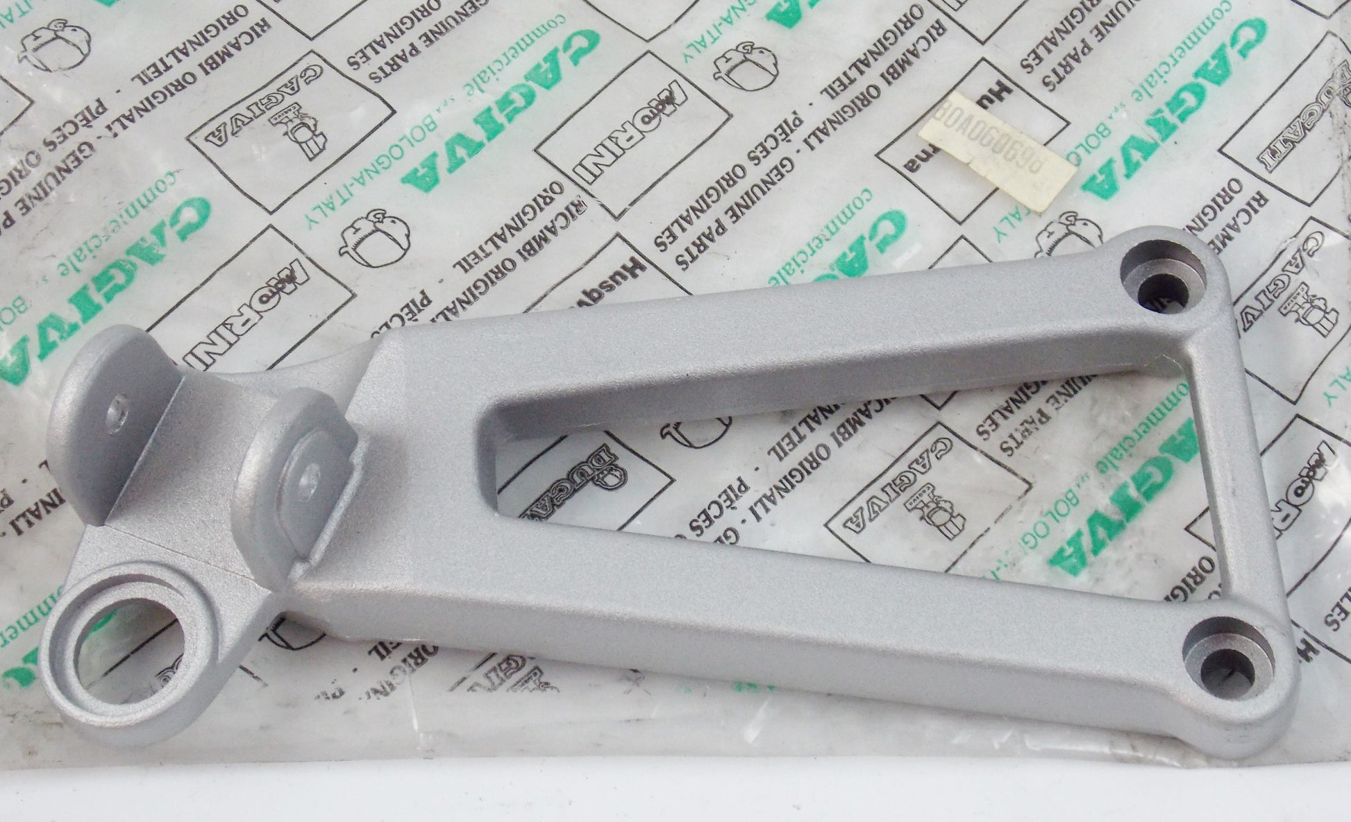 NOS OEM CAGIVA 1989-92 MITO 2 RACING WMX 240-250 RH PASSENGER FOOTREST 80A060698 - MotoRaider