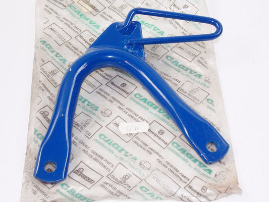 NOS OEM CAGIVA 1987-1988 T4-350 R|350E|500E|500R L.H FOOT REST SUPPORT 50317 - MotoRaider