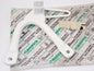 NOS OEM CAGIVA 1987-88 T4-350R/E T4-500R/E RH WHITE FOOT REST SUPPORT 800L50318 - MotoRaider