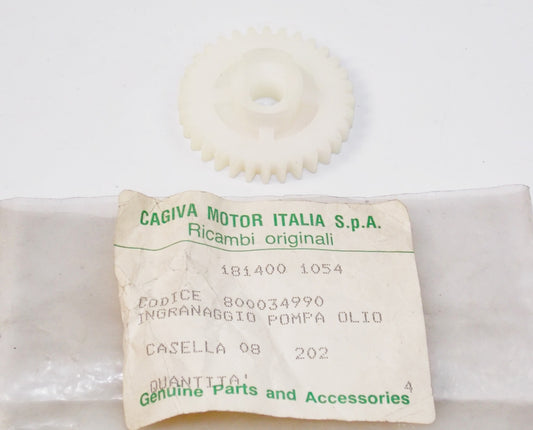 NOS OEM CAGIVA ALETTA ELECTRA OIL PUMP GEAR 32 T 800034990 - MotoRaider