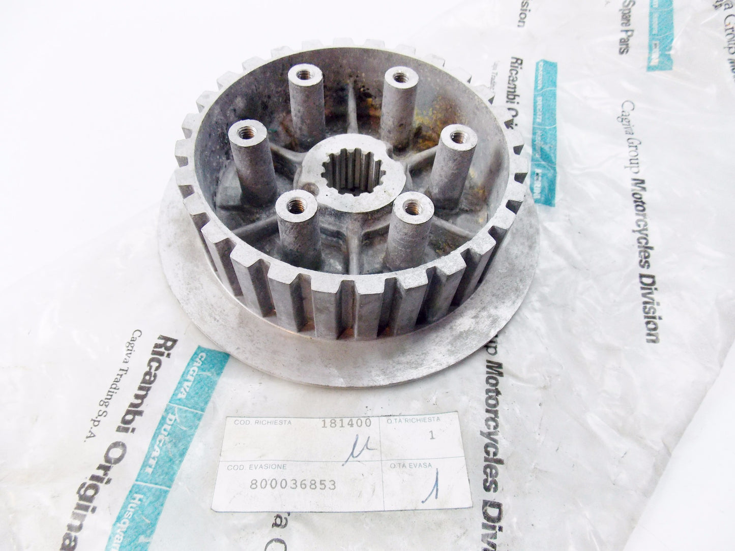 NOS OEM CAGIVA ALA ROSSA 350 DUCATI HUSQVARNA MORINI CLUTCH HUB 800036853 - MotoRaider