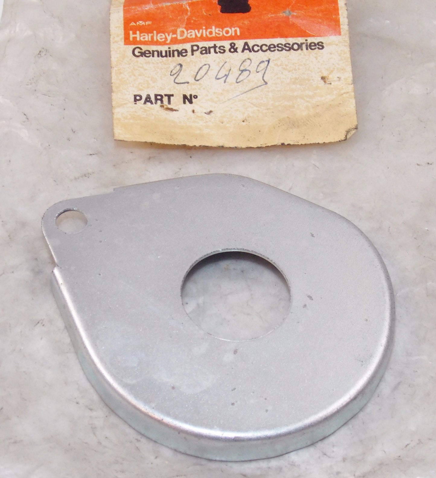 NOS OEM HARLEY DAVIDSON 1978 SXT SST 125 KICKSTART SPRING COVER CAGIVA AMF 20489 - MotoRaider