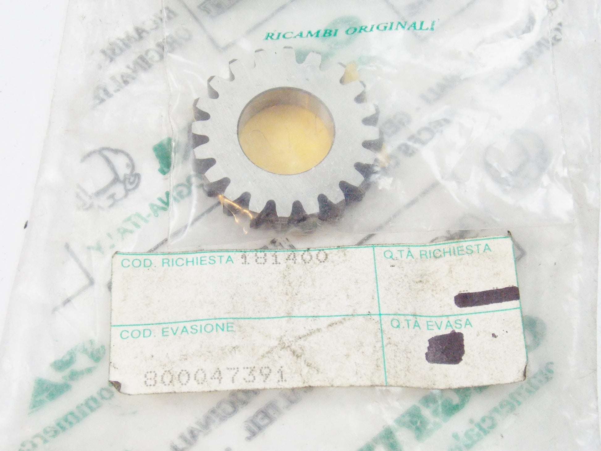 OEM CAGIVA 1988 FRECCIA 125 C10R ANNYVERSARY VALVE TIMING GEAR 20T 800047391 - MotoRaider