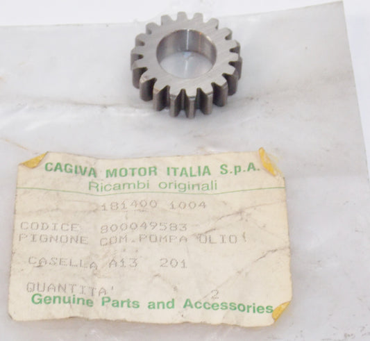 NOS OEM CAGIVA 1987 ALETTA ORO 125-S2 / ELEFANTRE 125 OIL PUMP GEAR 800049583 - MotoRaider