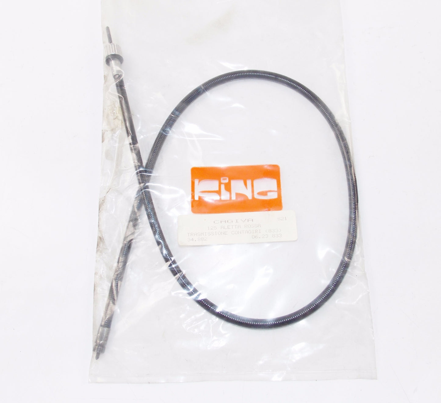 KING TACHOMETER CABLE CAGIVA 125 ALETTA ROSSA # 34882 S21 - MotoRaider