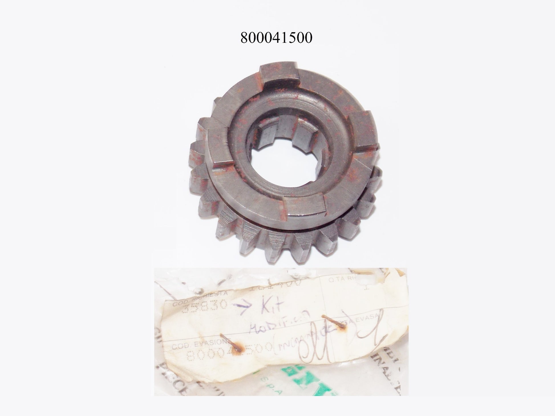 NOS OEM CAGIVA 1988 ALA ROSSA 350 TRANSMISSION DRIVE GEAR 20T 3rd 800041500 - MotoRaider