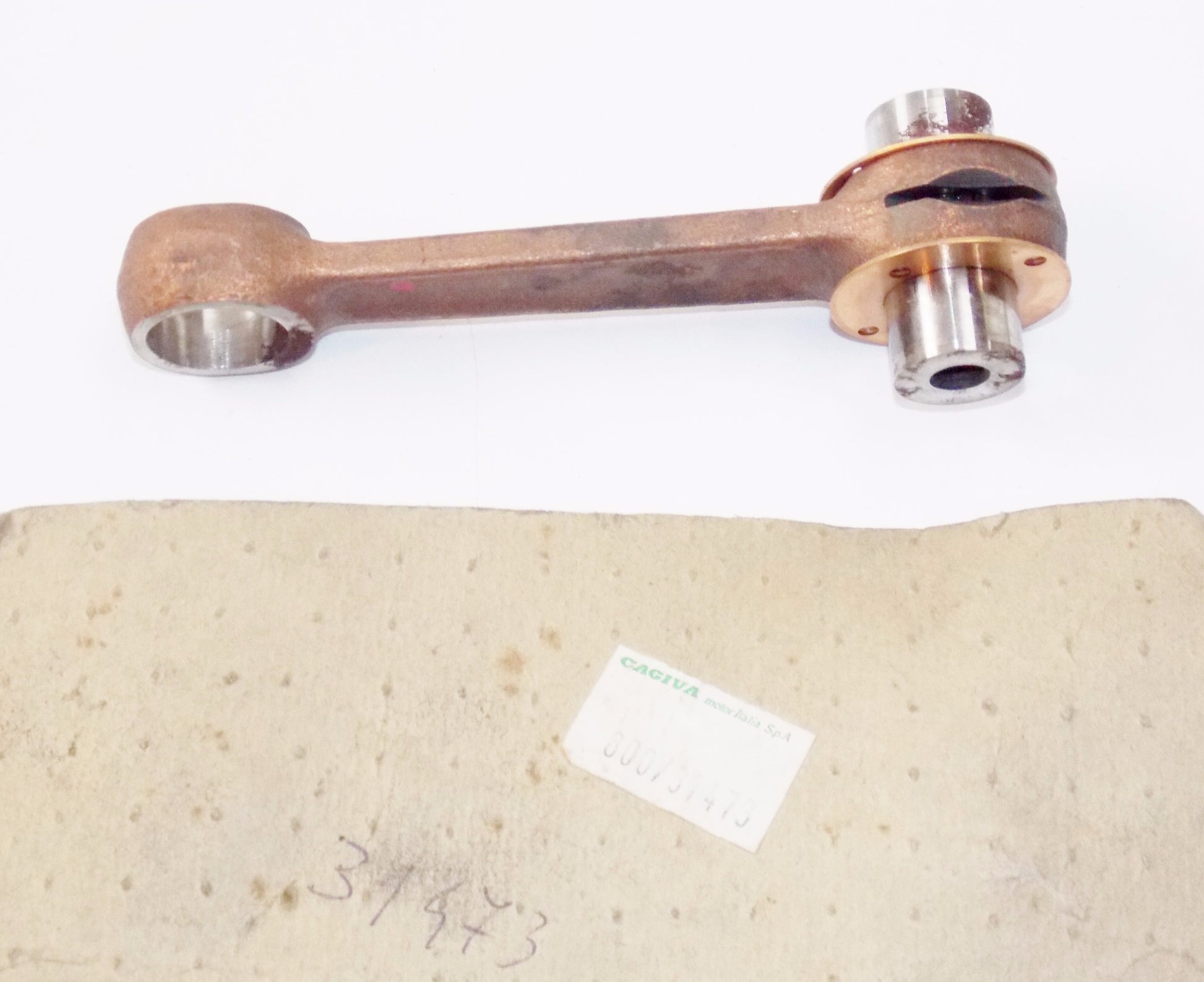 NOS CAGIVA 1981 SST 1983 LOW RIDER 125 CRANK CONNECTING ROD ASSEMBLY 800031473 - MotoRaider