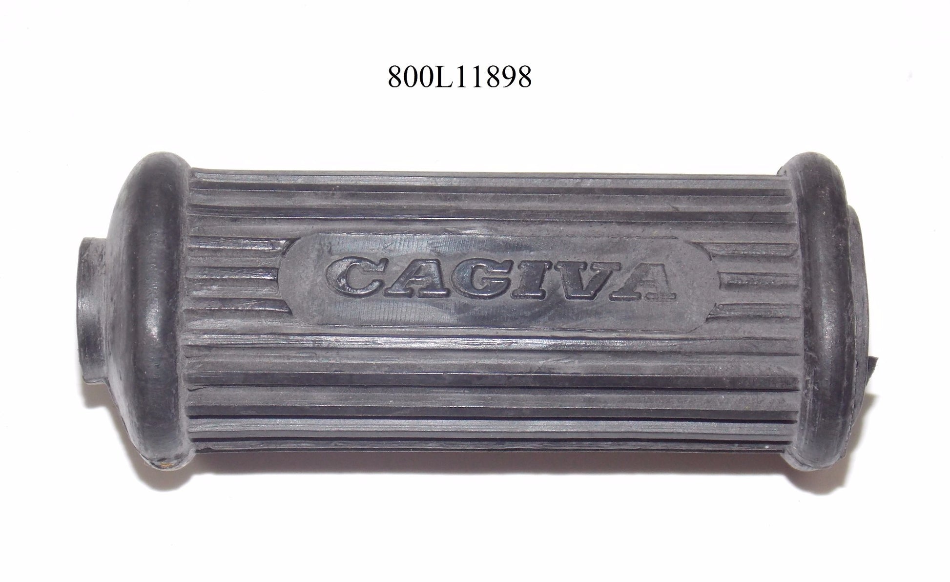 NOS CAGIVA 1982 SST 250 350 PASSENGER FOOTREST BOOT PAD 800L11898 - MotoRaider