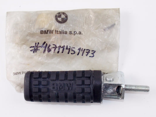 NOS OEM BMW 83-96 R 100 R/Mystic R 80 FOOTREST LEFT # 46711451473 - MotoRaider