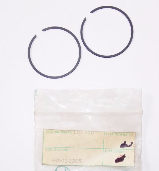 NOS OEM CAGIVA 1988-1991 COCIS 50|-2 K3 DUCATI HUSQVARNA PISTON RINGS 800053305 - MotoRaider