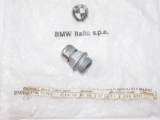 NOS OEM BMW 76-96 R100CS/RS/RT/65/LS/80 SCREW PLUG WITH VENTILATION #33111238838 - MotoRaider