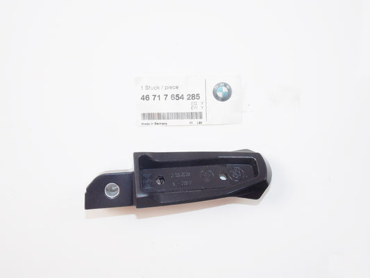 NOS OEM BMW 2001-2005 F650CS BLACK FOOTREST REAR LEFT # 46717654285 - MotoRaider