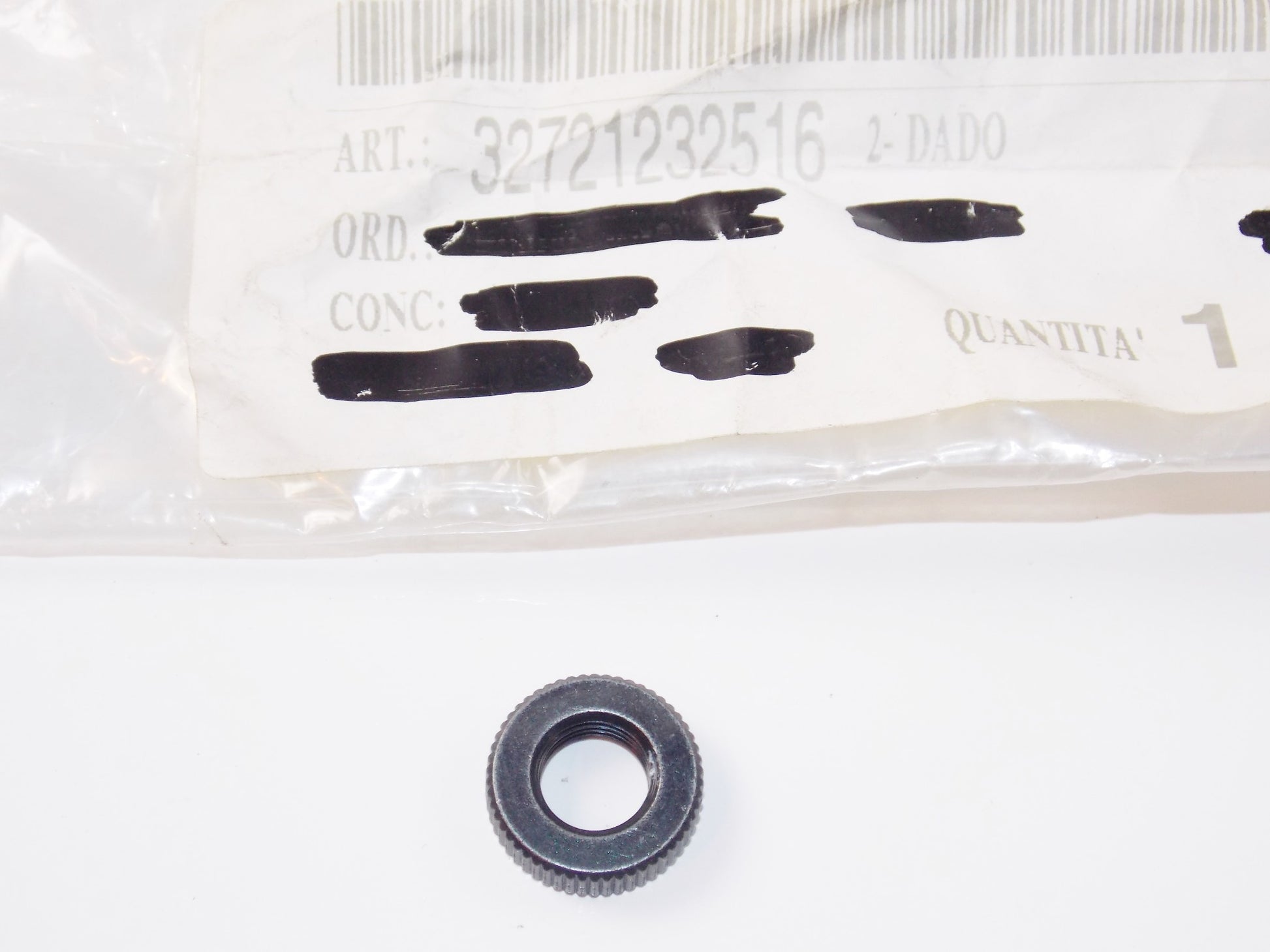 NOS OEM BMW 74-07  K100/LT/RS/1100LT/75 R100CS/7T KNURLED HEAD NUT # 32721232516 - MotoRaider