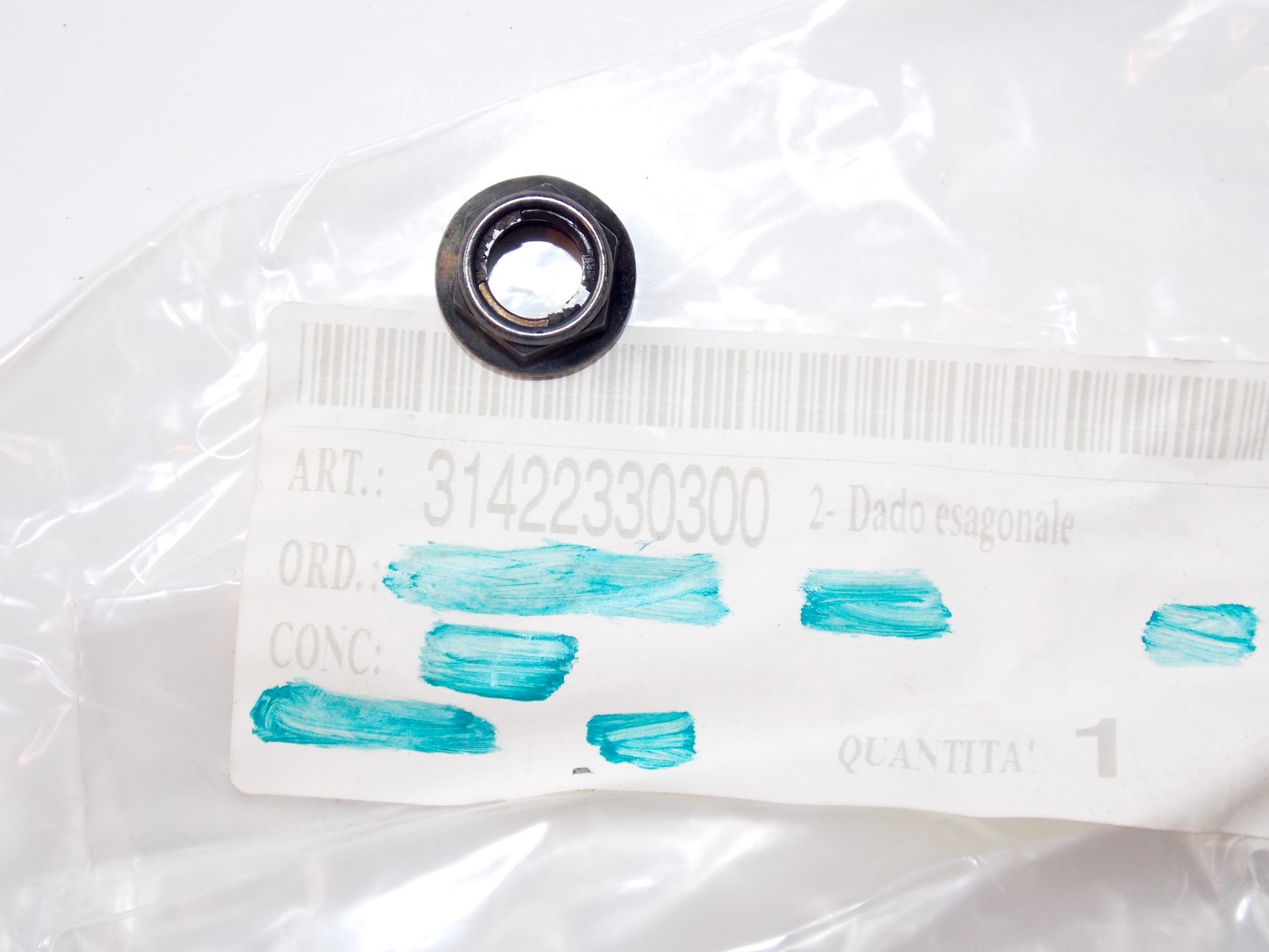 NOS OEM BMW 94-13 K1200LT R1100GS/R/1150R/1200C/850R/900RT HEX NUT # 31422330300 - MotoRaider