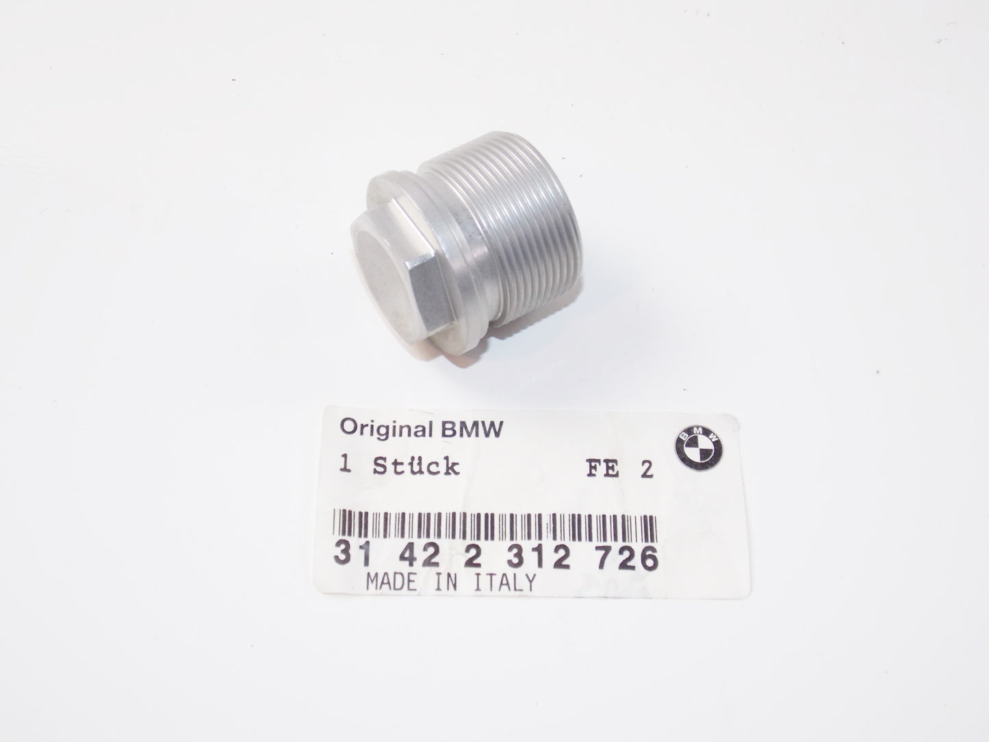 NOS OEM BMW 96-2001 K 1200 RS FORK CAP BLIND PLUG # 31422312726 - MotoRaider
