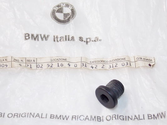 NOS OEM BMW 89-97 K100RS/1100LT/RS R100GS SPRING RETAINER SCREW PLUG 31422312031 - MotoRaider