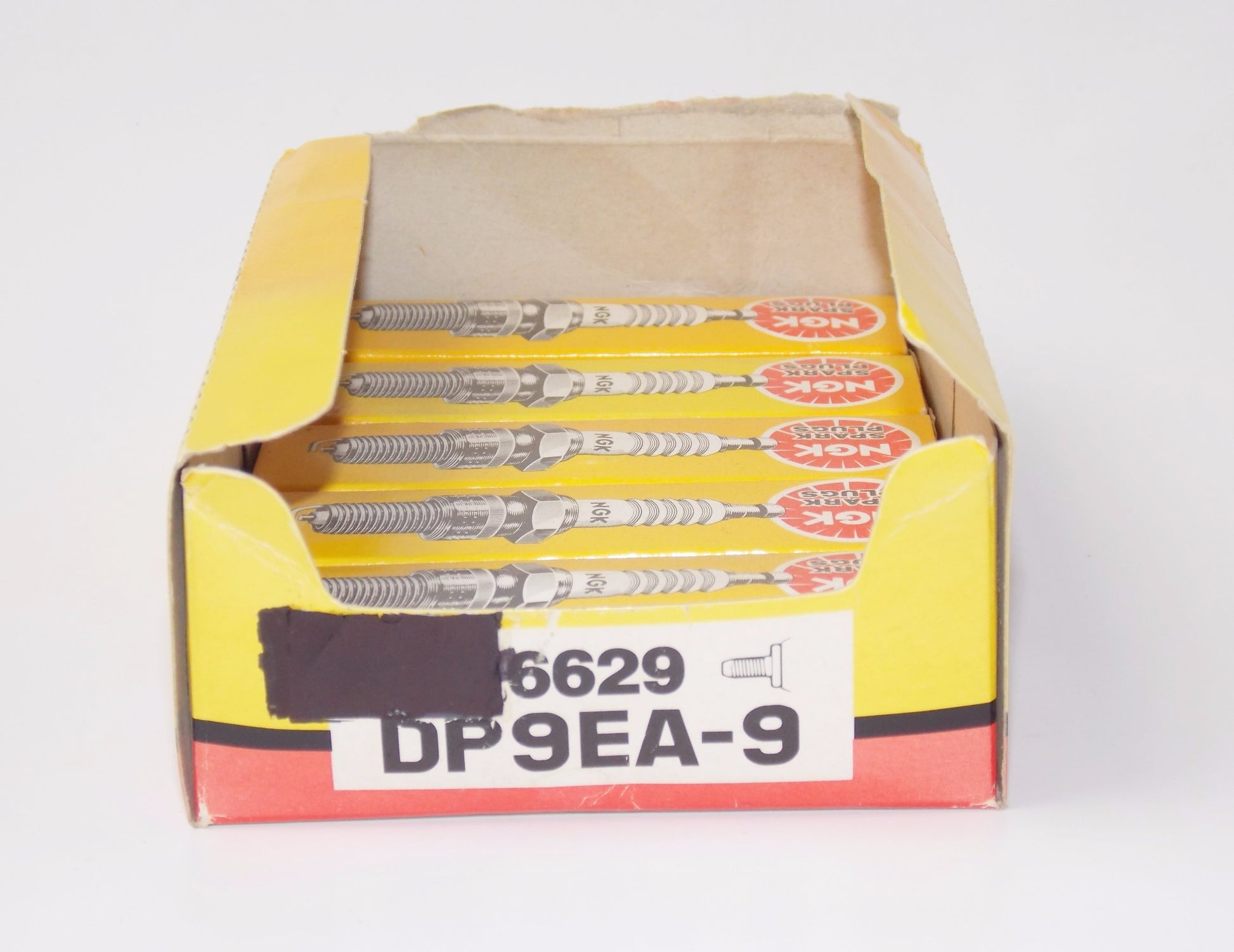 NOS NGK 6629 BOX OF 5 SPARK PLUG SUZUKI DR650S KAWASAKI KL250 ZX550A-GPz DP9EA-9 - MotoRaider