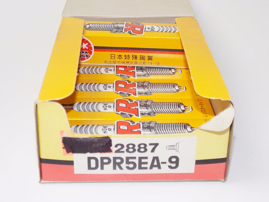 NOS NGK 2887 BOX OF 6 SPARK PLUG HONDA 85-90 CH250 A/AC 86-87 CN250A/AC DPR5EA-9 - MotoRaider