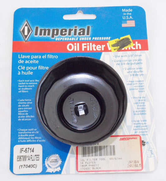 OIL FILTER CAP WRENCH TOOL 65/67mm 14 FLUTES BMW DUCATI HARLEY DAVIDSON # 17040C - MotoRaider