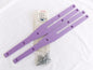 EASY STEER KIT PURPLE UHMW THICK 1/4"+RIVETS BOMBARDIER POLARIS ARCTIC 08-420-25 - MotoRaider