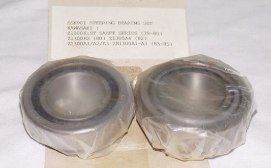 STEERING BEARING SET KAWASAKI 79-85 Z1000E Z1300B2 Z1300A1-A3 # SSK901 - MotoRaider