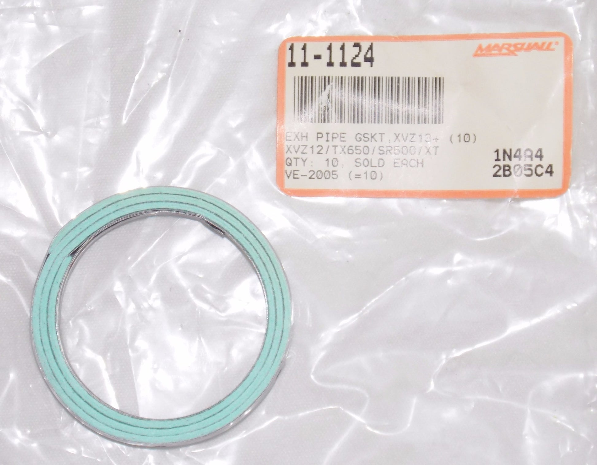 EXHAUST PIPE GASKET YAMAHA XVZ13+ XVZ12 TX650 SR500 XT VE-2005 | 11-1124 - MotoRaider