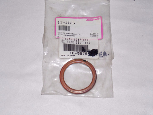 EXHAUST PIPE GASKET 32x42x3.0 KAWASAKI ZX750 Ninja KZ900 ZN1100 11-1135 |16-5975 - MotoRaider