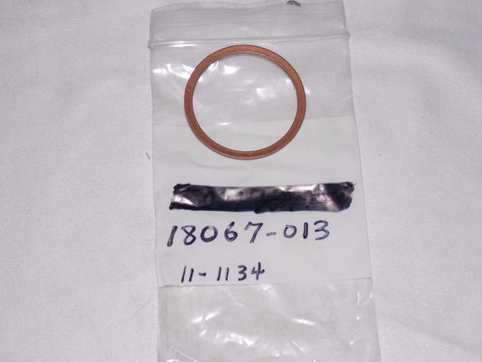 EXHAUST PIPE GASKET KAWASAKI 90-01 ZX1100 90-96 EN500 70-74 H1 11-1134|18067-013 - MotoRaider