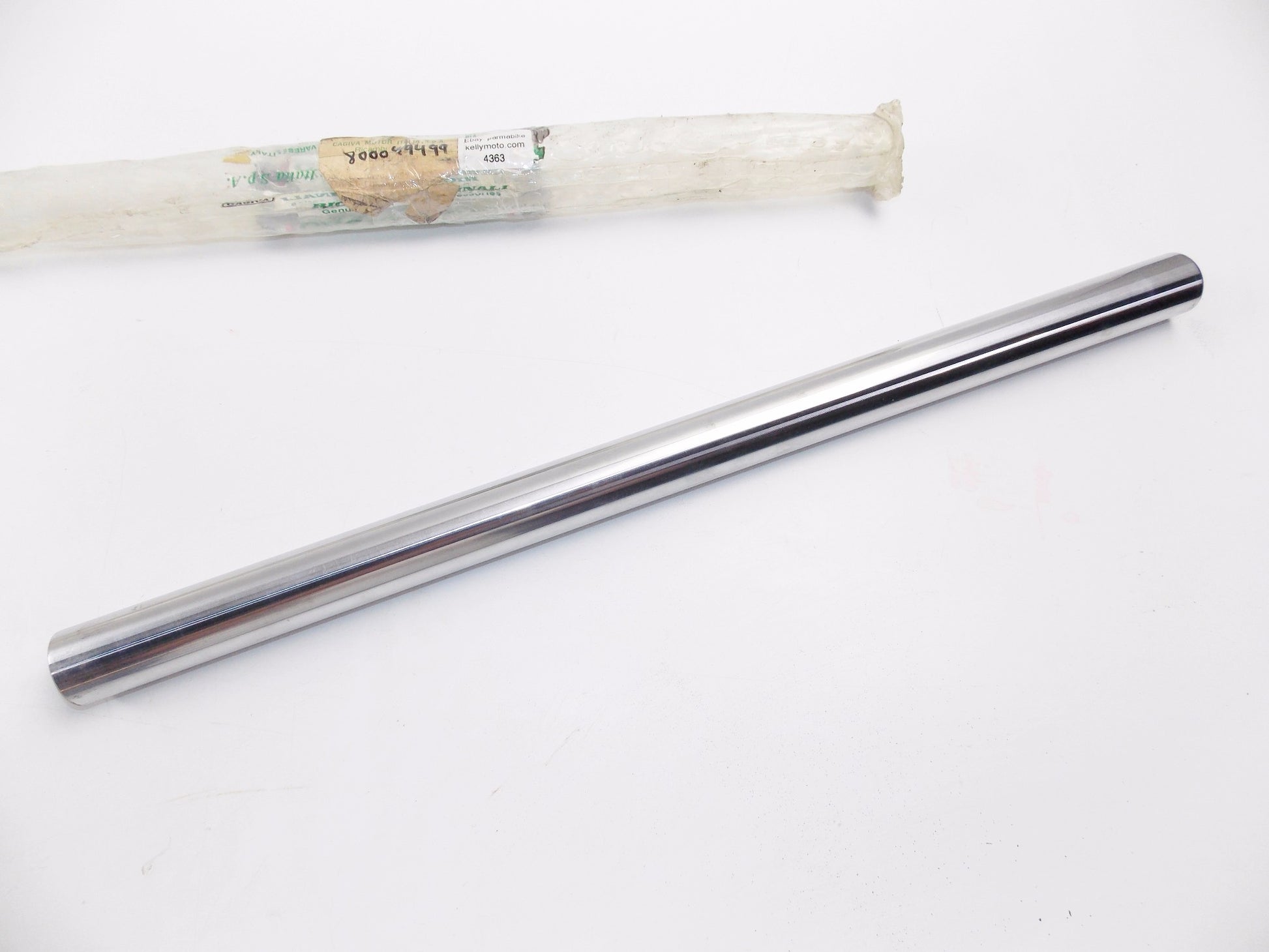 NOS OEM CAGIVA 1987 ALETTA ORO 125-S2 R FORK TUBE HUSQVARNA MORINI 800049499 - MotoRaider