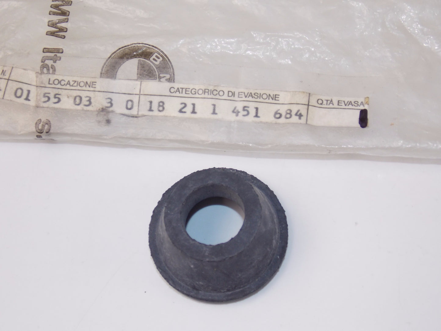 OEM BMW 84-91 K100/LT/RS/RT EXHAUST RUBBER MOUNTING 18211451684 | 18211451577 - MotoRaider