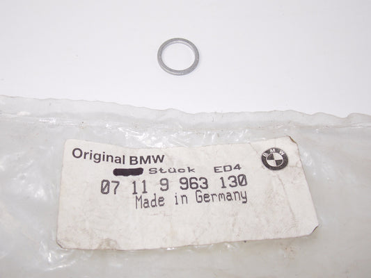 NOS BMW 1974-2009 K R TWO ALUMINUM WASHER GASKET SEAL 12x16x1.5 mm 07119963130 - MotoRaider