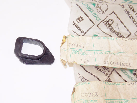 NOS OEM CAGIVA 1984-1985 ALAZZURRA 350/650 RR FAIRING LH RUBBER BUFFER 000041871 - MotoRaider