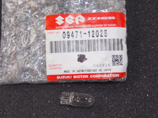 NOS OEM SUZUKI 84-15 LT230GE LT-F250T RM-Z250L4 BULB SPEEDOMETER # 09471-12028 - MotoRaider