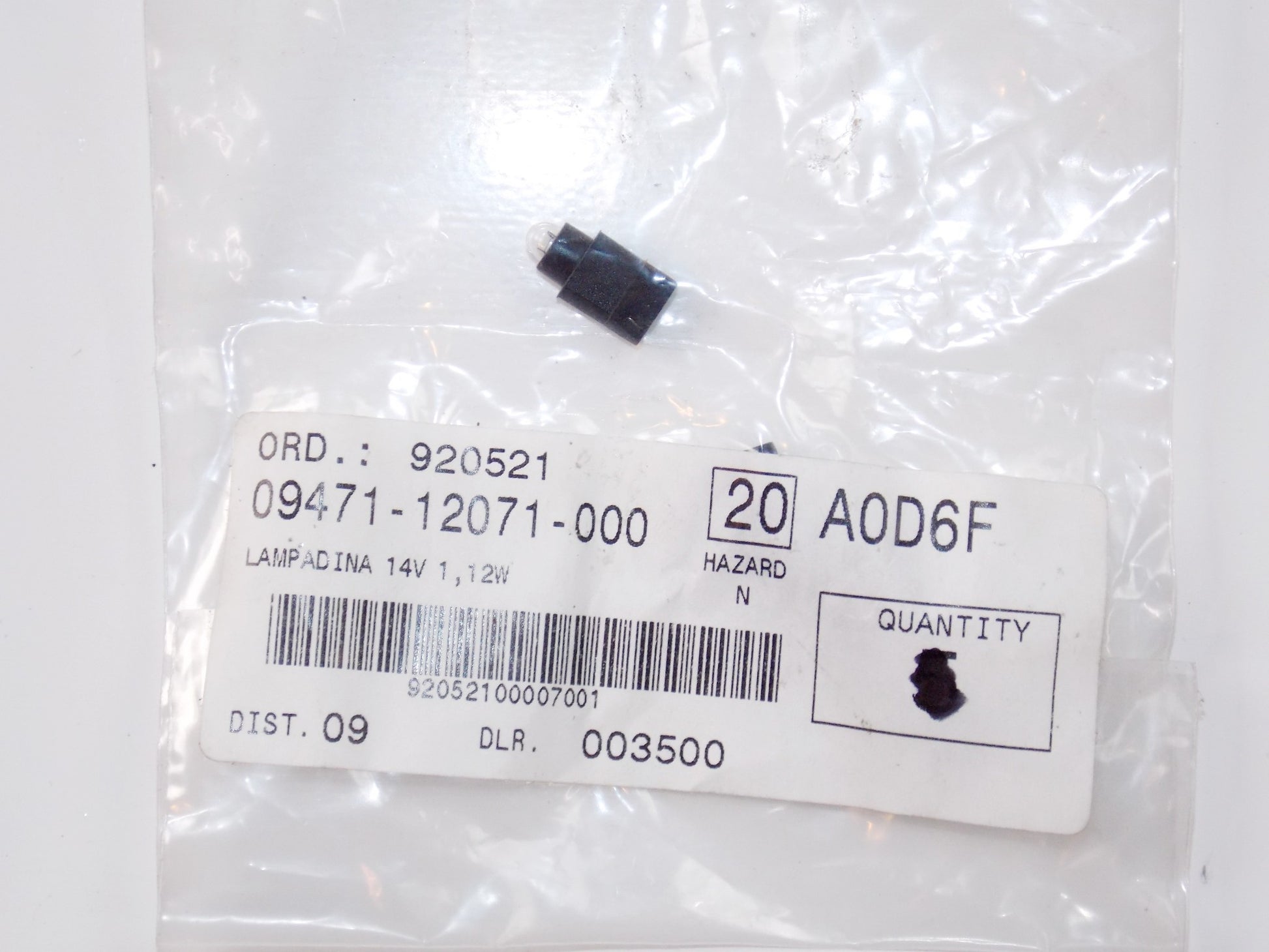 NOS OEM SUZUKI 77-97 GS550E GS750EN GS550ES GS750ES GN125EV BULB # 09471-12071 - MotoRaider