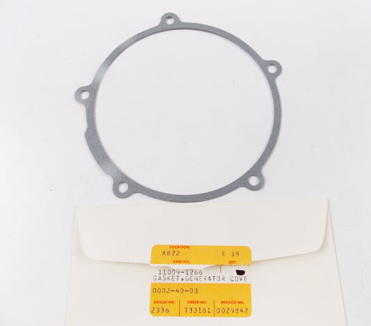 NOS OEM KAWASAKI 82-87 KX125 83-88 KXD200 GENERATOR COVER GASKET 11009-1266 - MotoRaider