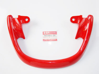 NOS OEM SUZUKI 98-2003 GSX600F/750F RED HANDLE PILLION RIDER # 46211-03F11-28V - MotoRaider
